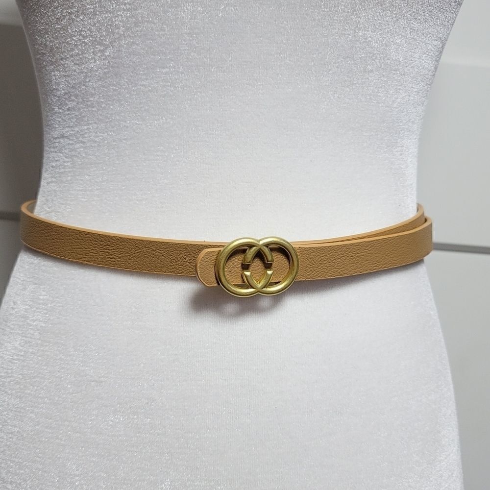 Vegan leather belt 